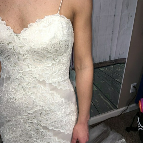 NWT NEVER ALTERED WEDDING DRESS - Picture 5 of 8